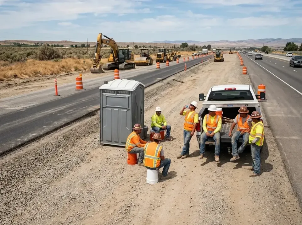 highway-road-construction-crew-007 — frequently asked questions, Porta Potty and Restroom Rentals in Prairie Creek, AR